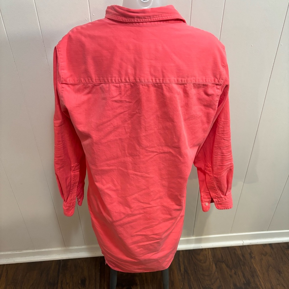 Frank & Eileen Vibrant Pink Shirt Dress - Picture 9 of 9